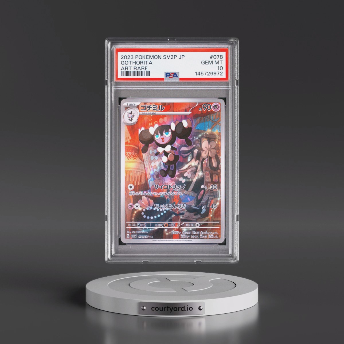 2023 Pokémon Sv2p-Snow Hazard #078 Gothorita - Art Rare (PSA 10 GEM MINT)