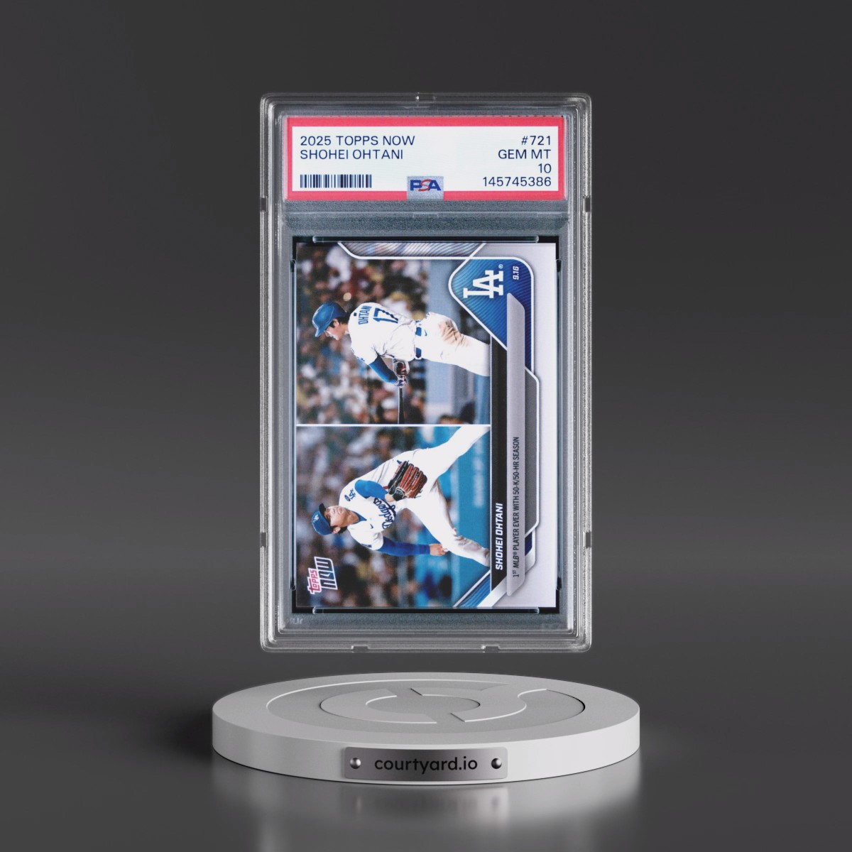 2025 Topps Now #721 Shohei Ohtani (PSA 10 GEM MINT)