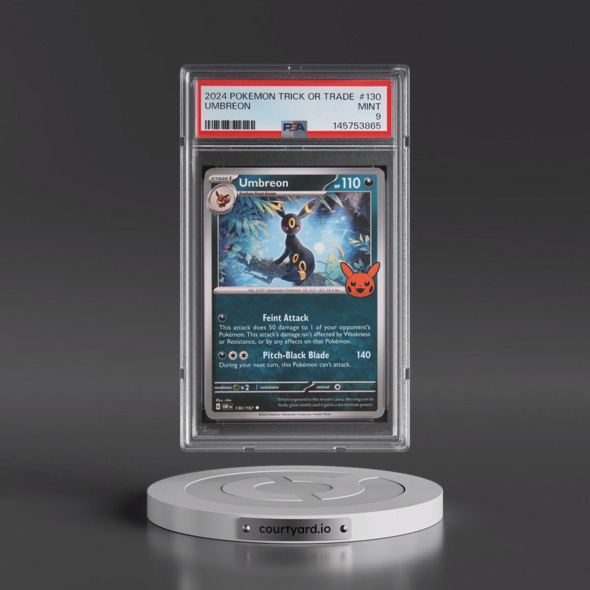 2024 Pokémon Trick or Trade #130 Umbreon (PSA 9 MINT)