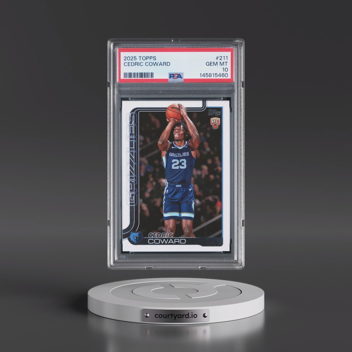 2025 Topps #211 Cedric Coward (PSA 10 GEM MINT)