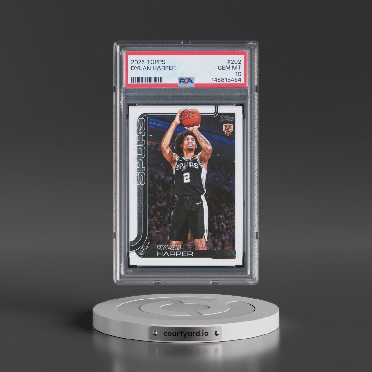 2025 Topps #202 Dylan Harper (PSA 10 GEM MINT)
