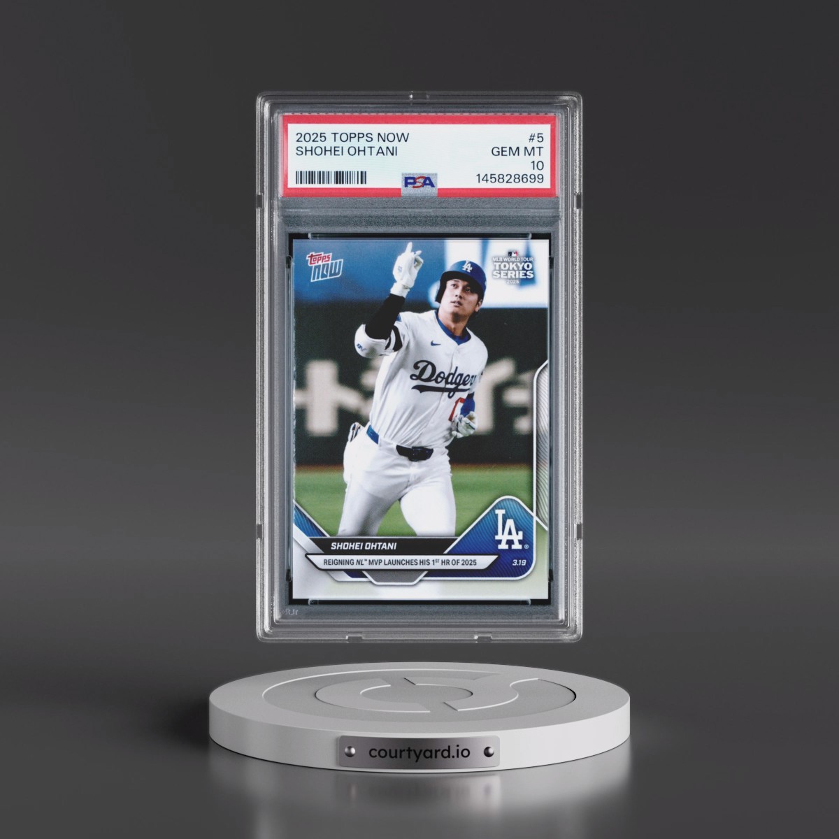 2025 Topps Now #5 Shohei Ohtani (PSA 10 GEM MINT)