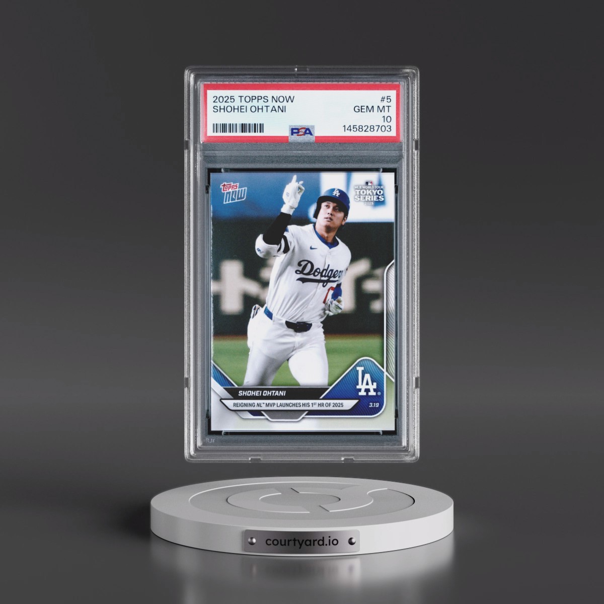 2025 Topps Now #5 Shohei Ohtani (PSA 10 GEM MINT)