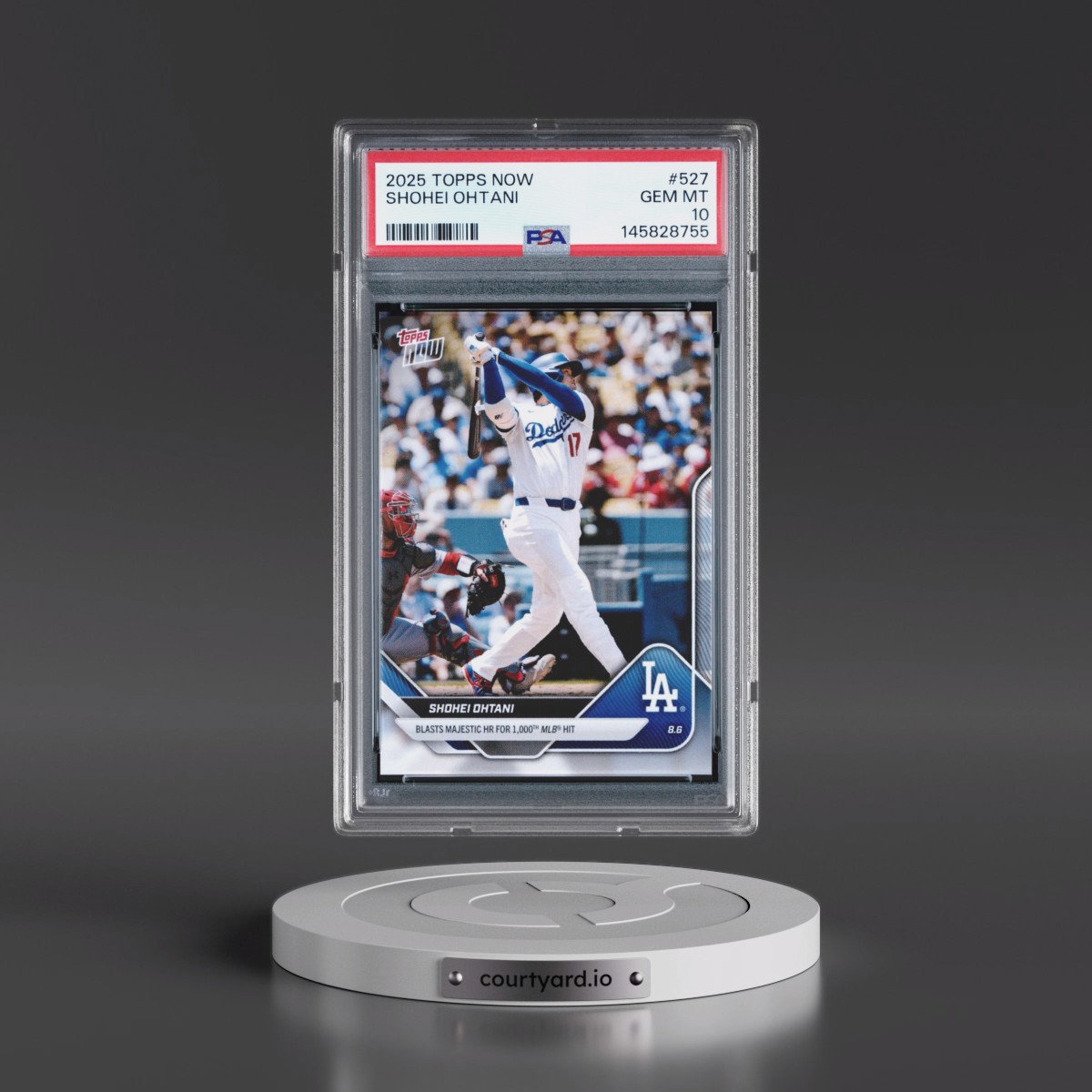 2025 Topps Now #527 Shohei Ohtani (PSA 10 GEM MINT)