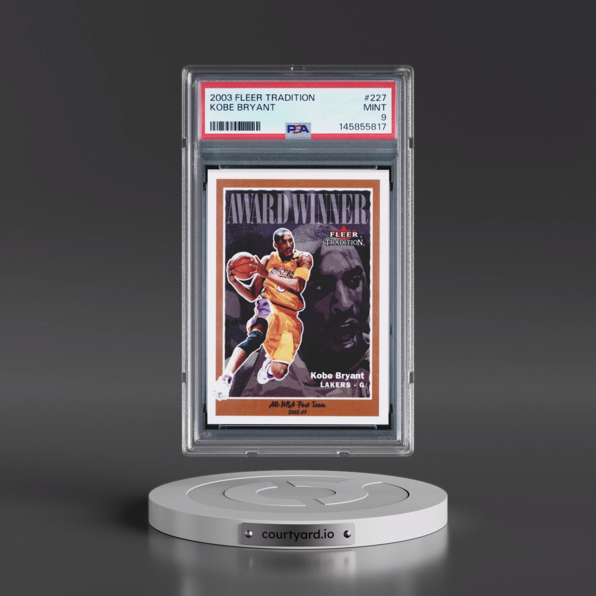 2003 Fleer Tradition Kobe Bryant #227 PSA 9