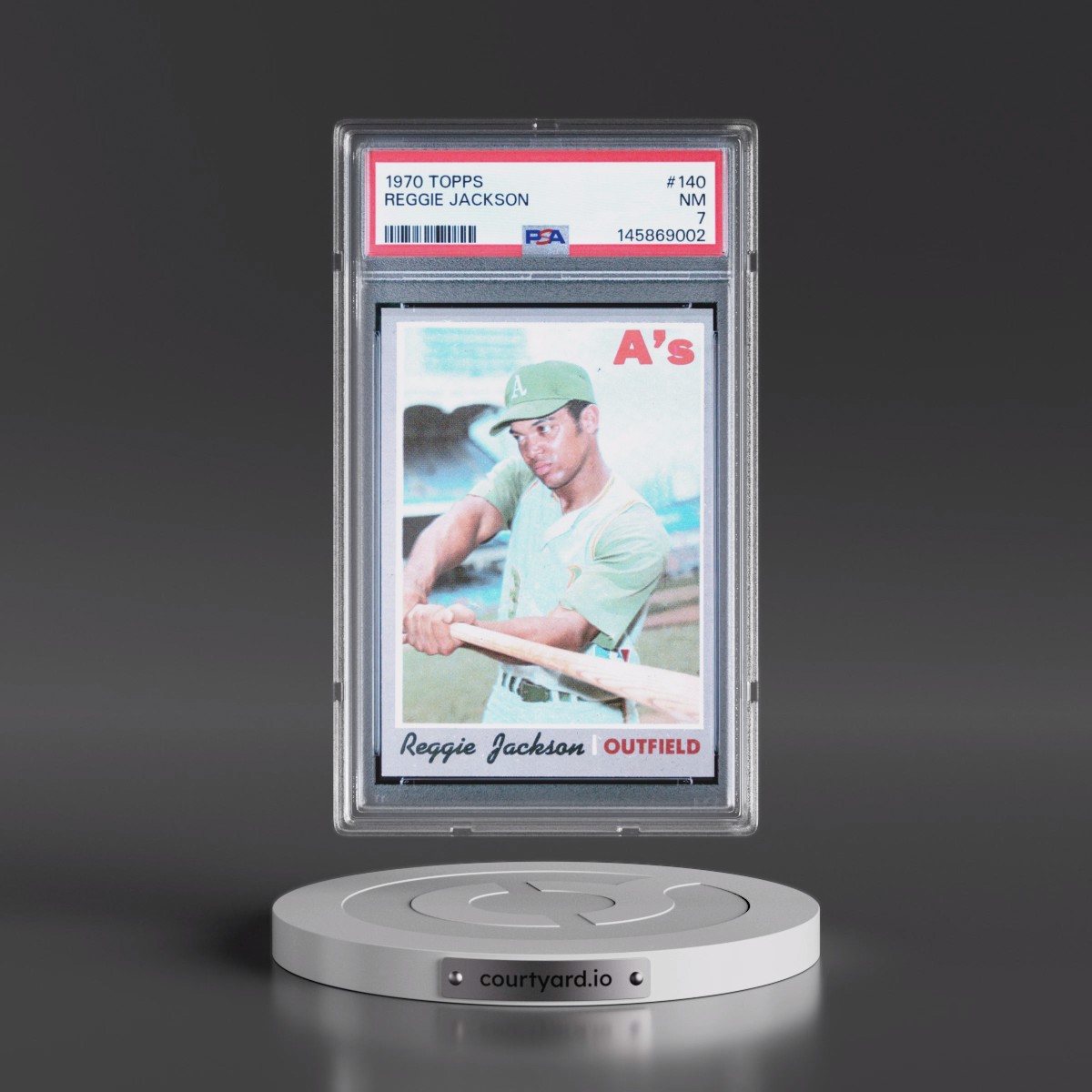 1970 Topps #140 Reggie Jackson (PSA 7 NM)