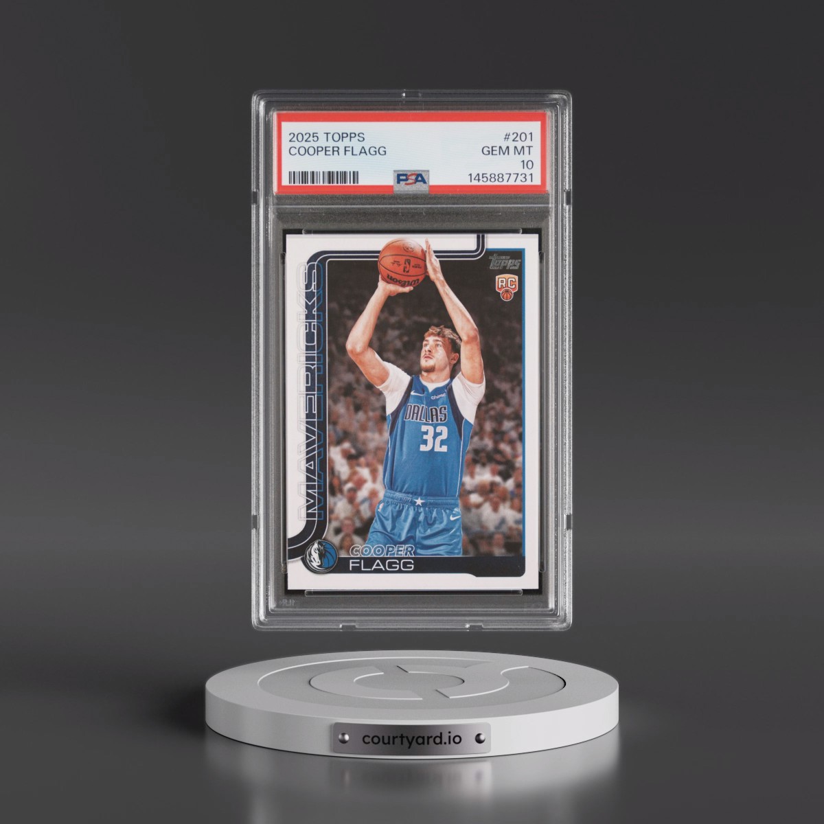 2025 Topps #201 Cooper Flagg (PSA 10 GEM MINT)
