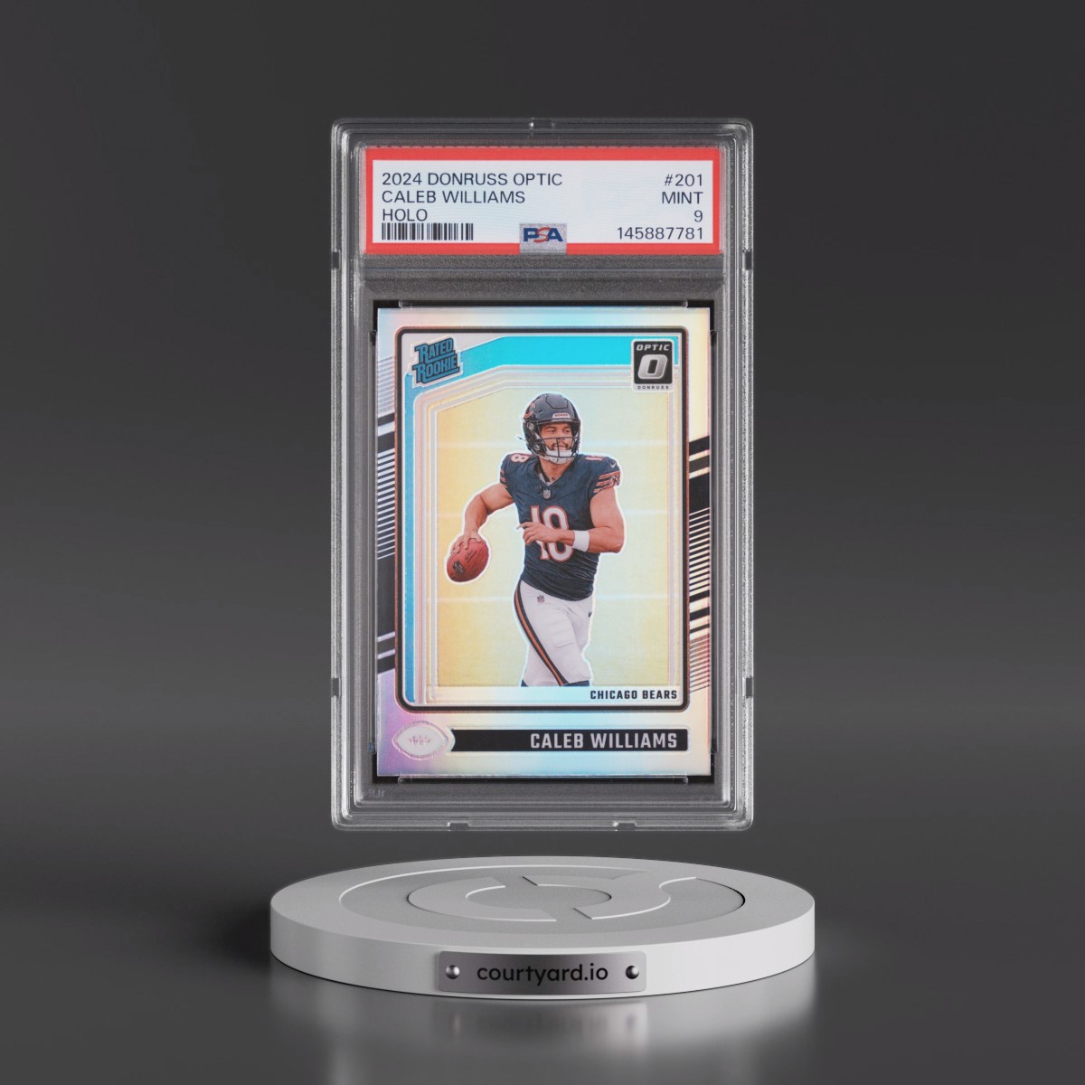 2024 Panini Donruss Optic #201 Caleb Williams - Holo (PSA 9 MINT)