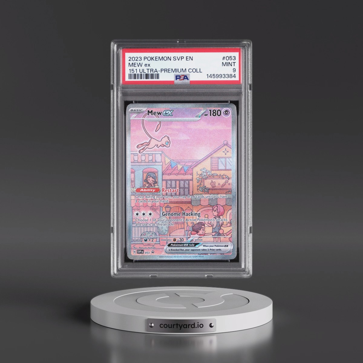 2023 Pokémon Svp EN-SV Black Star Promo #053 Mew EX - Holo 151 Ultra-Premium Collection (PSA 9 MINT)