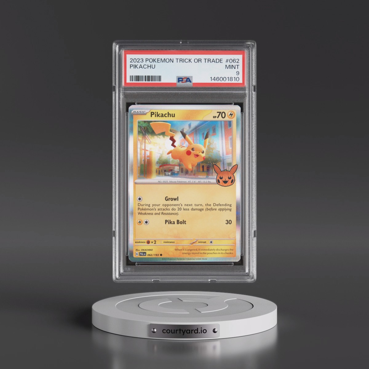 2023 Pokémon Trick or Trade #062 Pikachu (PSA 9 MINT)