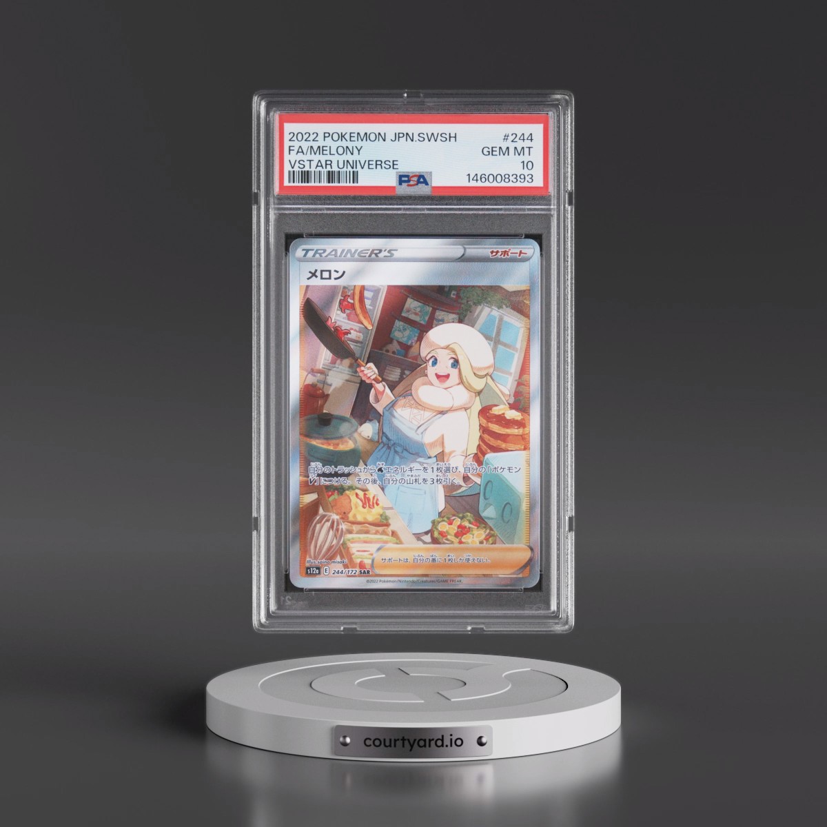 2022 Pokémon Sword & Shield Vstar Universe #244 Melony - Full Art (PSA 10 GEM MINT)