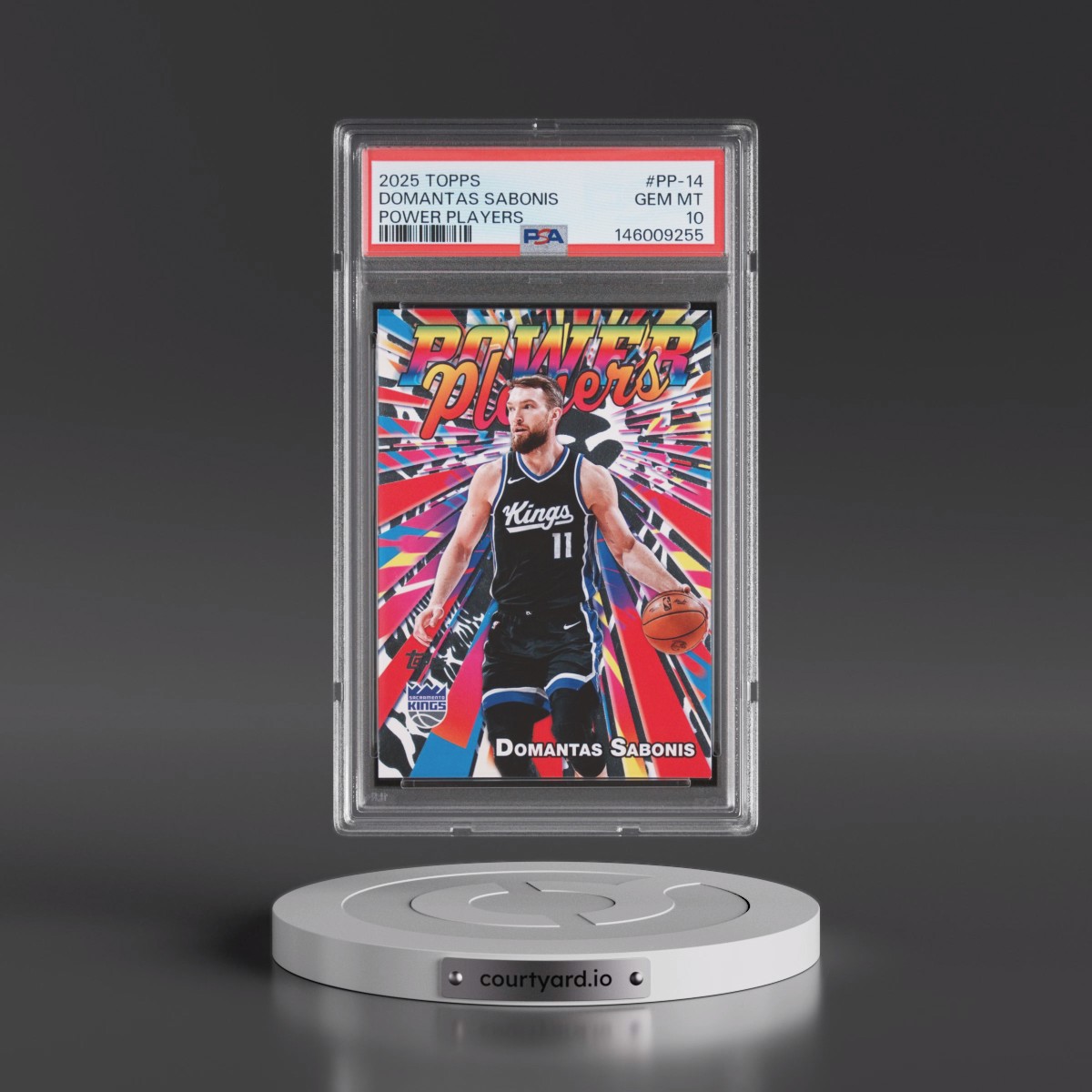 2025 Topps Power Players #PP-14 Domantas Sabonis (PSA 10 GEM MINT)
