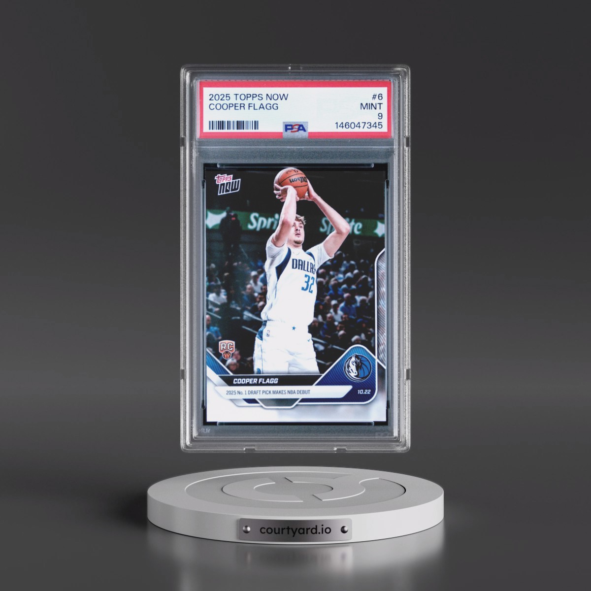 2025 Topps Now #6 Cooper Flagg (PSA 9 MINT)