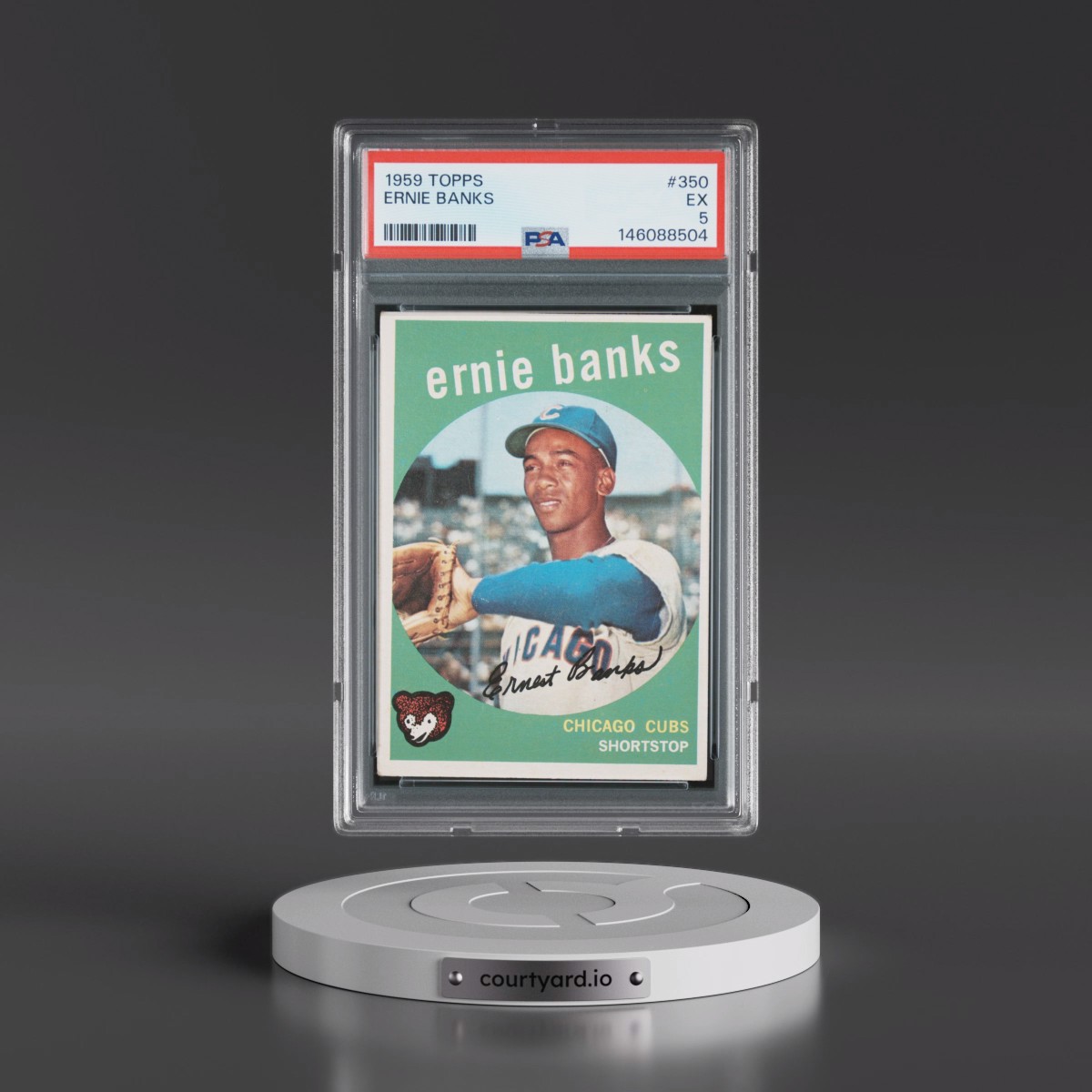 1959 Topps #350 Ernie Banks (PSA 5 EX)