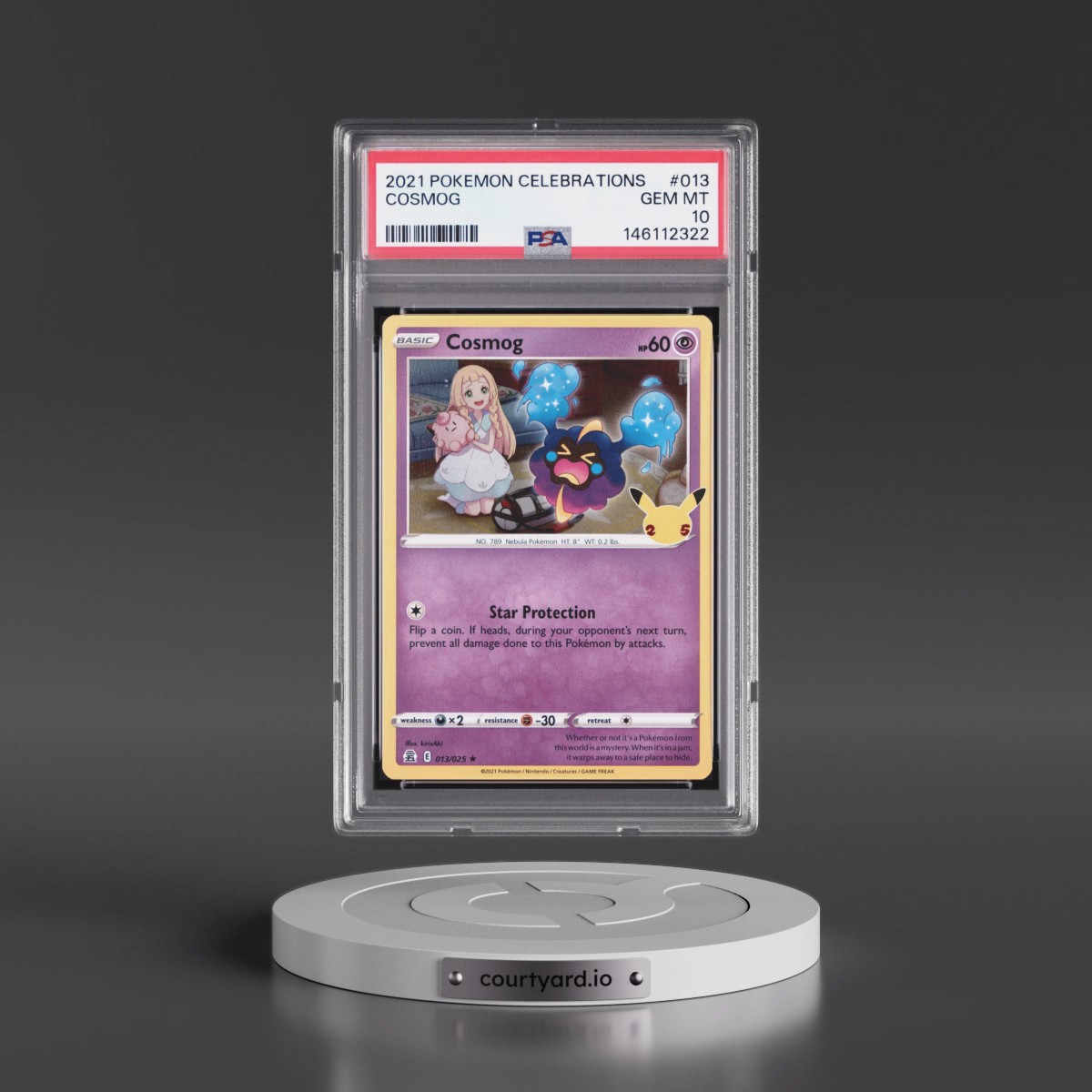 2021 Pokémon Celebrations #013 Cosmog (PSA 10 GEM MINT)