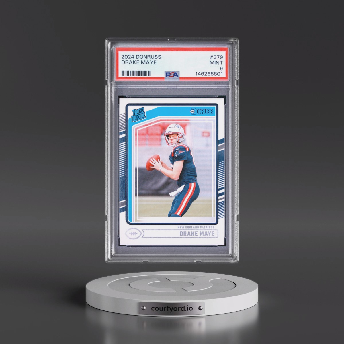 2024 Panini Donruss #379 Drake Maye (PSA 9 MINT)