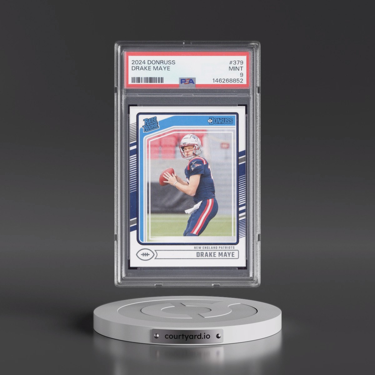 2024 Panini Donruss #379 Drake Maye (PSA 9 MINT)