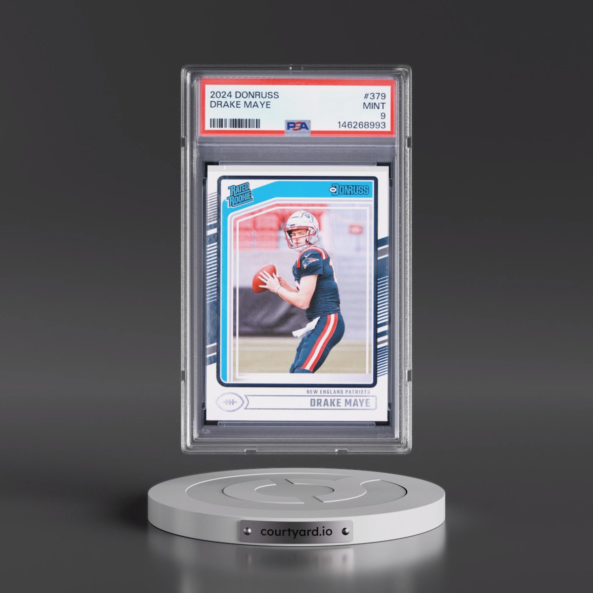 2024 Panini Donruss #379 Drake Maye (PSA 9 MINT)