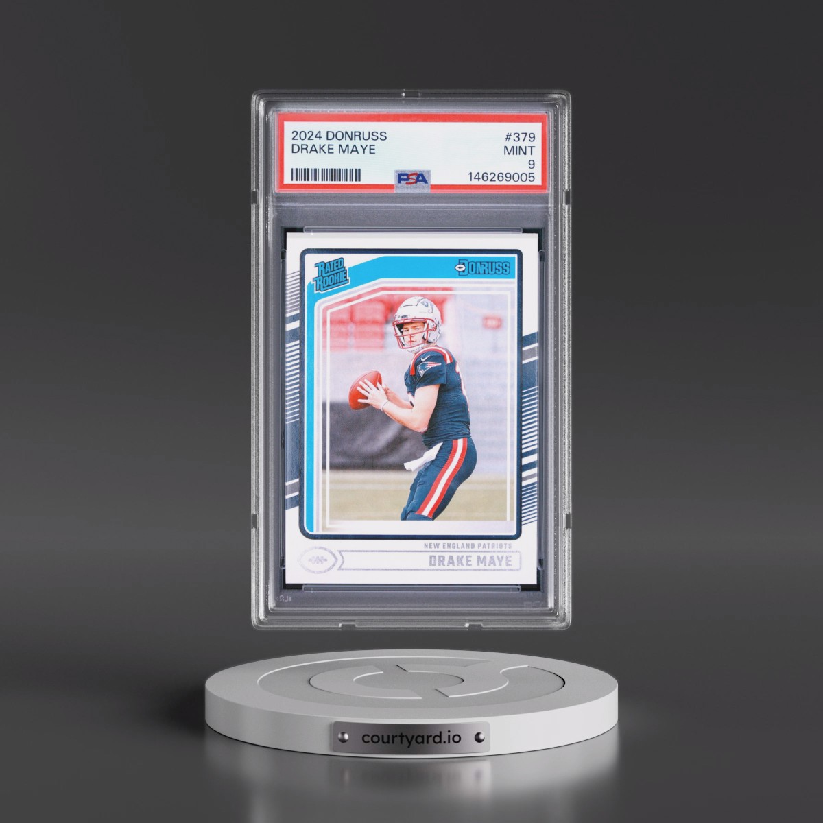 2024 Panini Donruss #379 Drake Maye (PSA 9 MINT)
