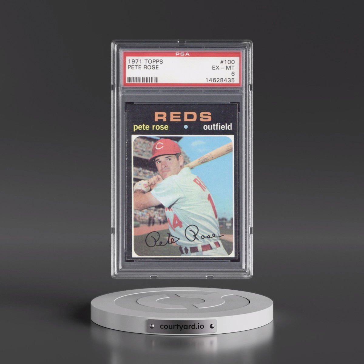 1971 Topps #100 Pete Rose (PSA 6 EX-MT)