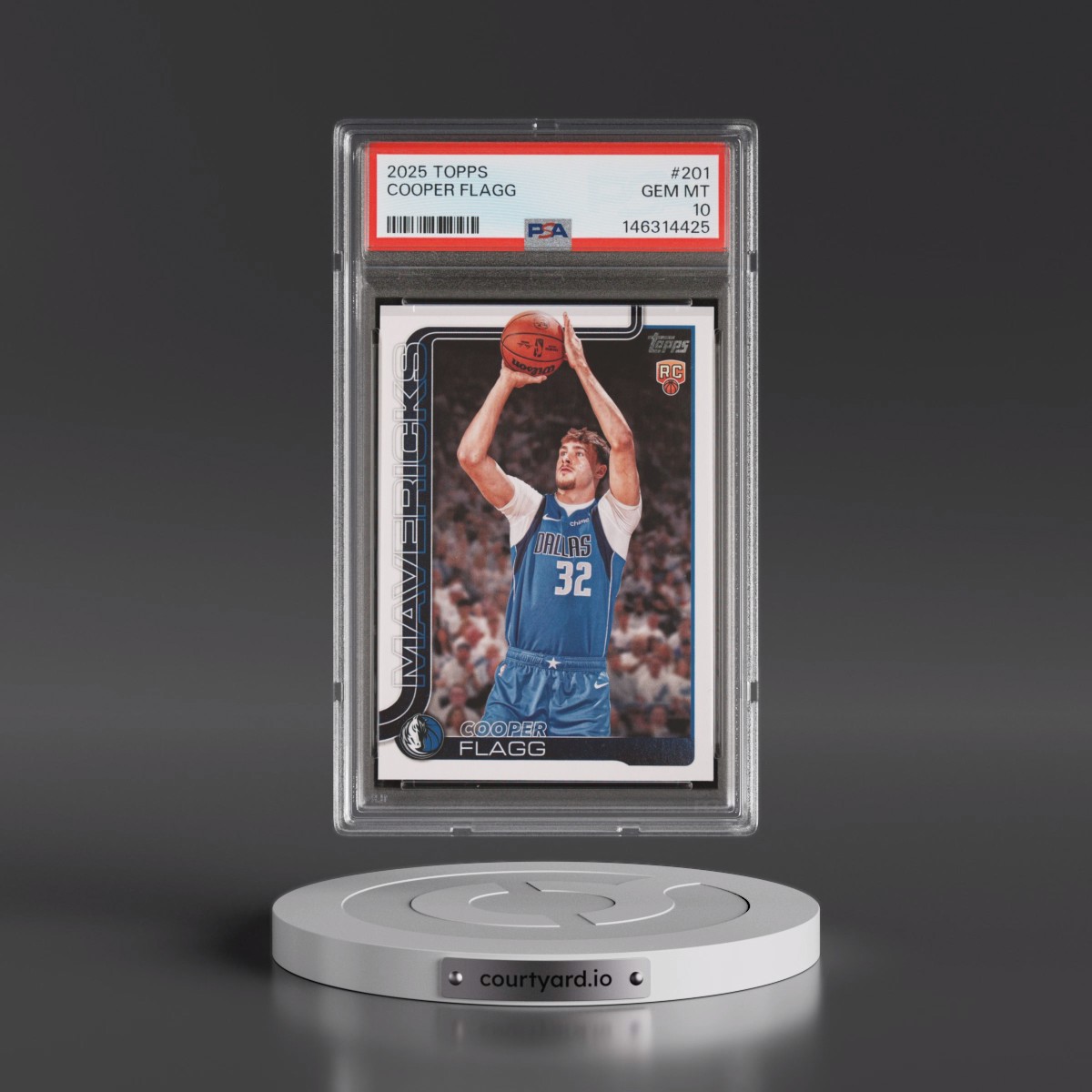 2025 Topps #201 Cooper Flagg (PSA 10 GEM MINT)