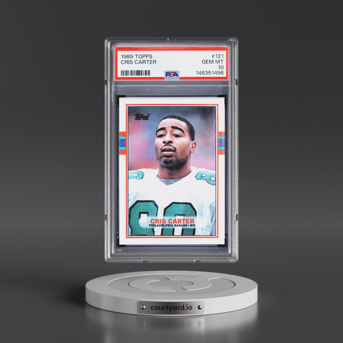 1989 Topps #121 Cris Carter (PSA 10 GEM MINT)