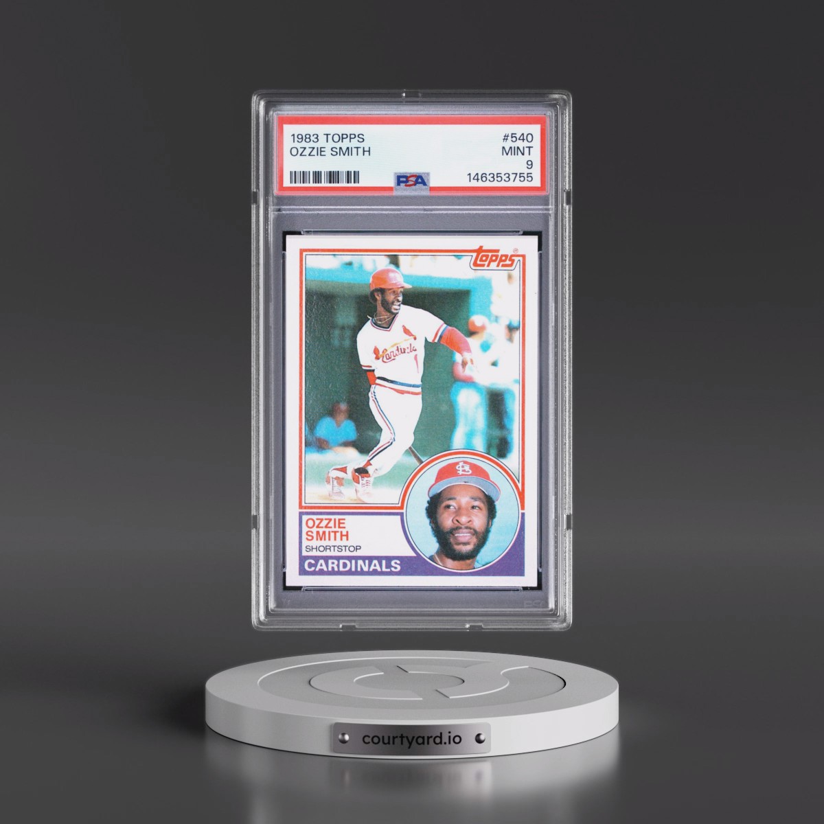 1983 Topps #540 Ozzie Smith (PSA 9 MINT)