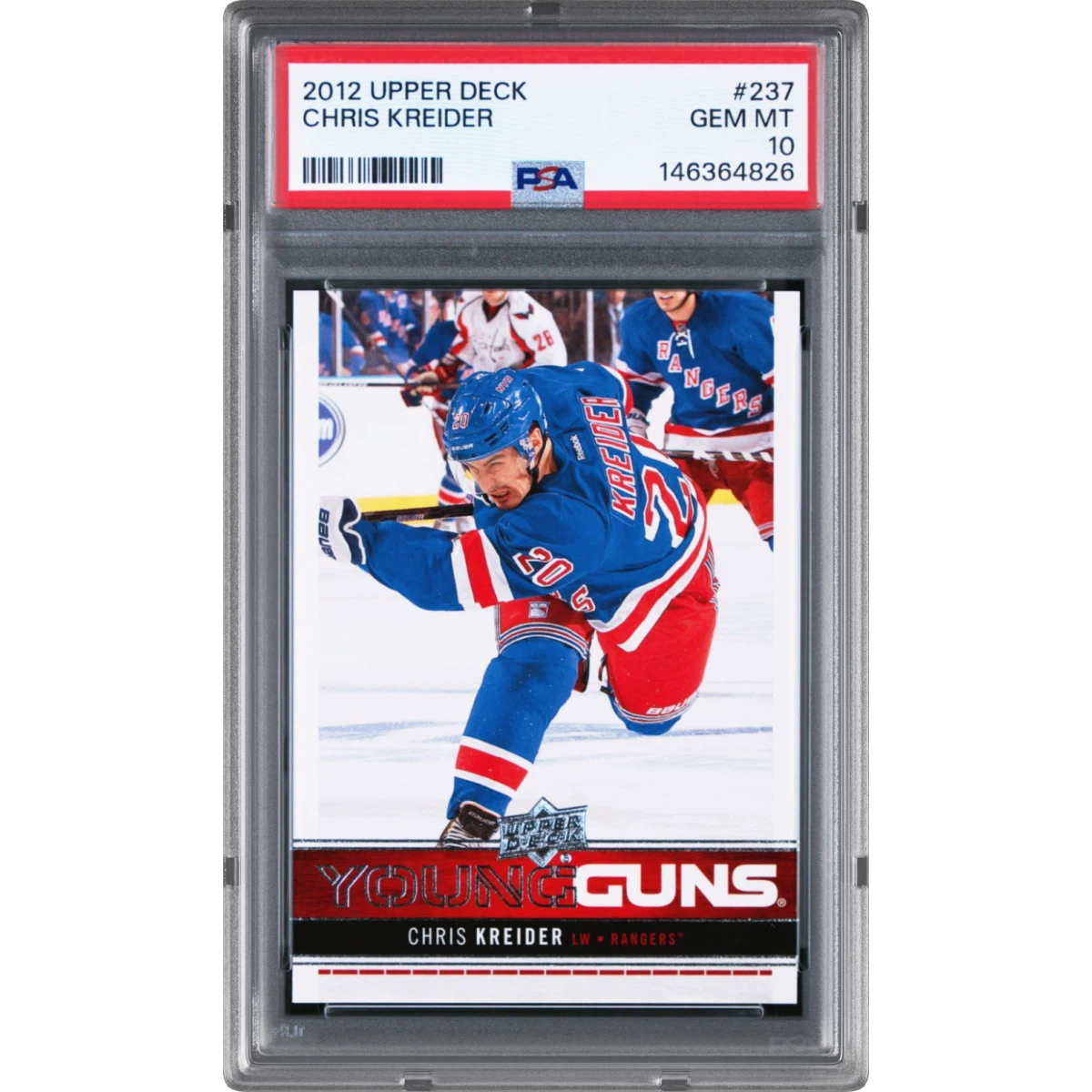 2012 Upper Deck #237 Chris Kreider (PSA 10 GEM MINT)