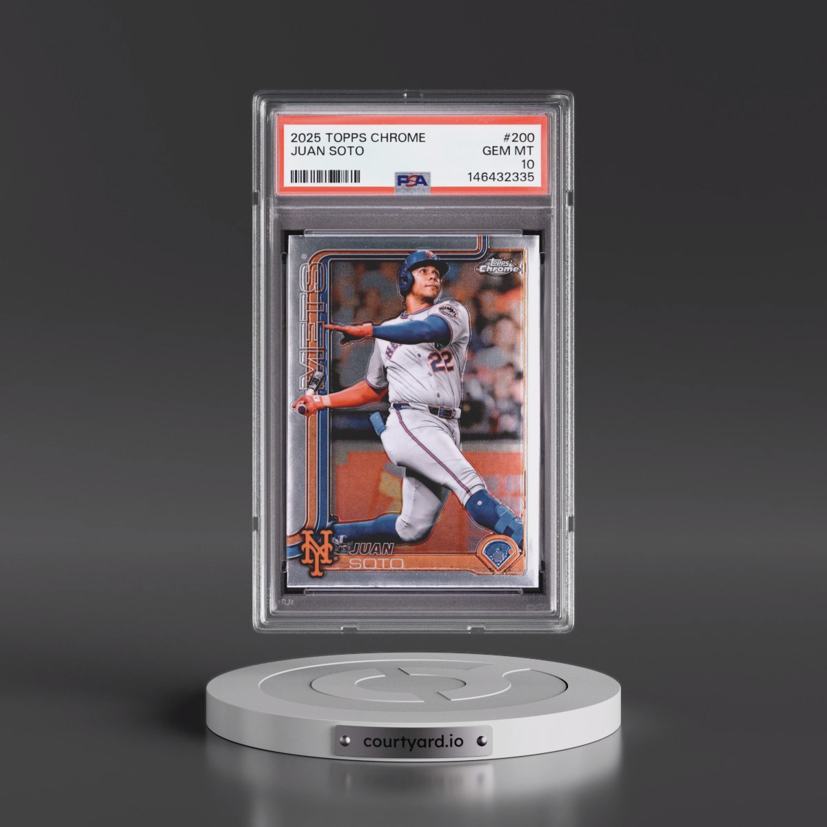2025 Topps Chrome #200 Juan Soto (PSA 10 GEM MINT)