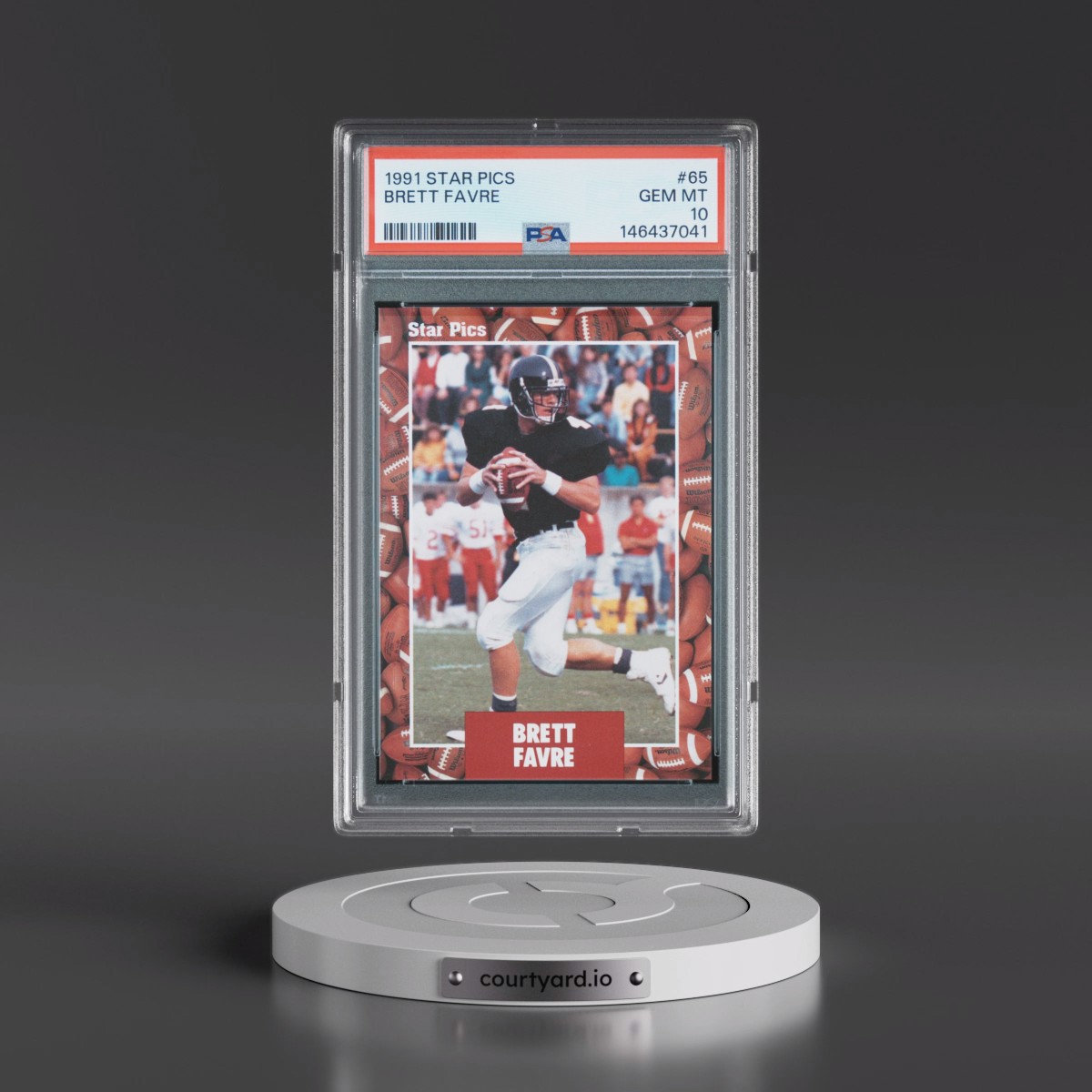 1991 Star Pics #65 Brett Favre (PSA 10 GEM MINT)