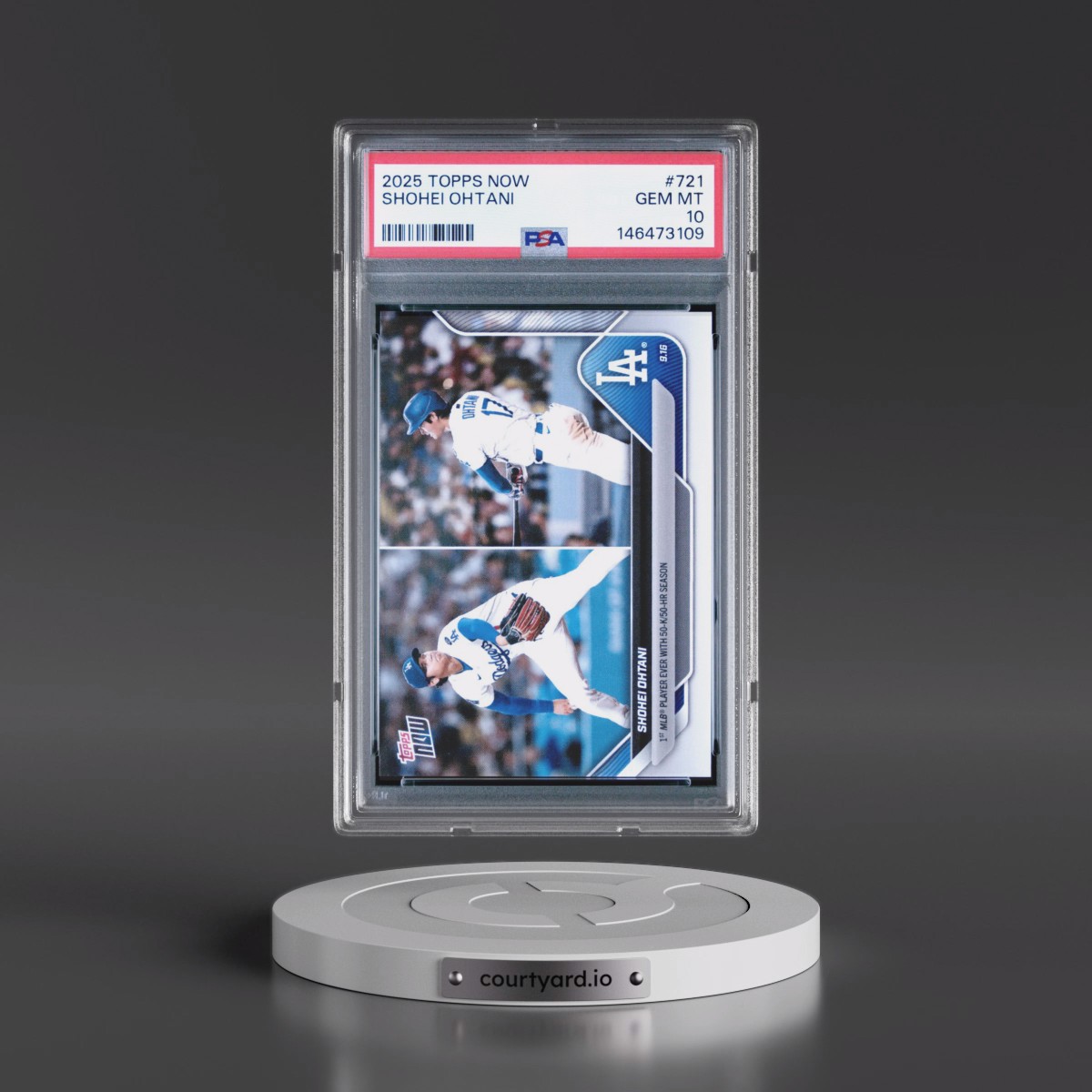 2025 Topps Now #721 Shohei Ohtani (PSA 10 GEM MINT)
