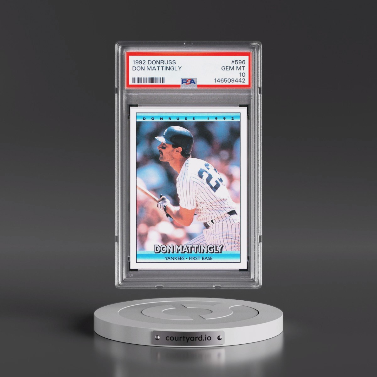 1992 Donruss #596 Don Mattingly (PSA 10 GEM MINT)