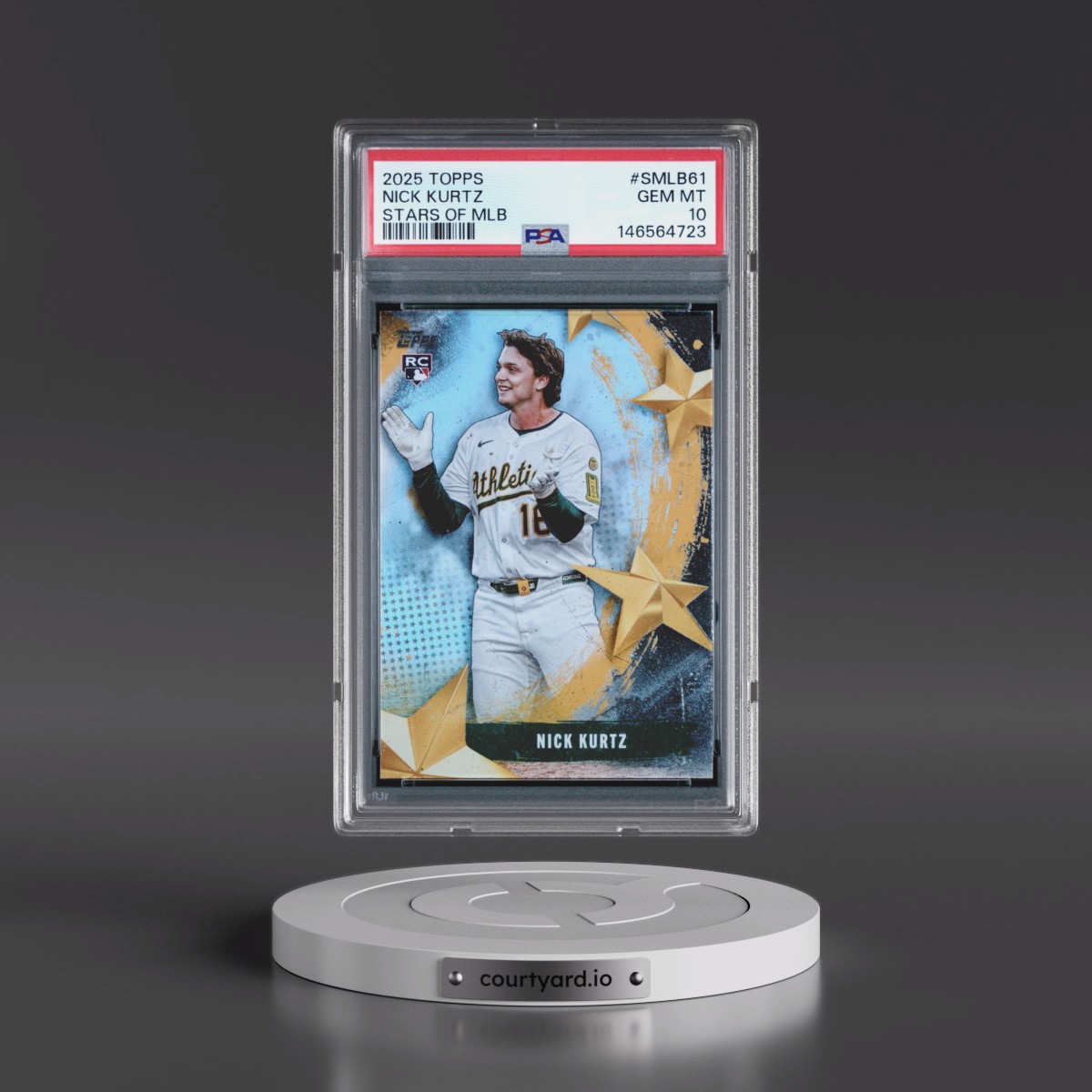 2025 Topps Stars of MLB #SMLB61 Nick Kurtz - Update (PSA 10 GEM MINT)