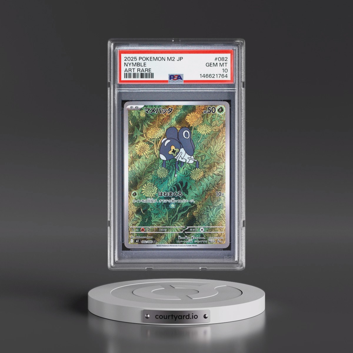 2025 Pokémon M2-Inferno X #082 Nymble - Art Rare (PSA 10 GEM MINT)