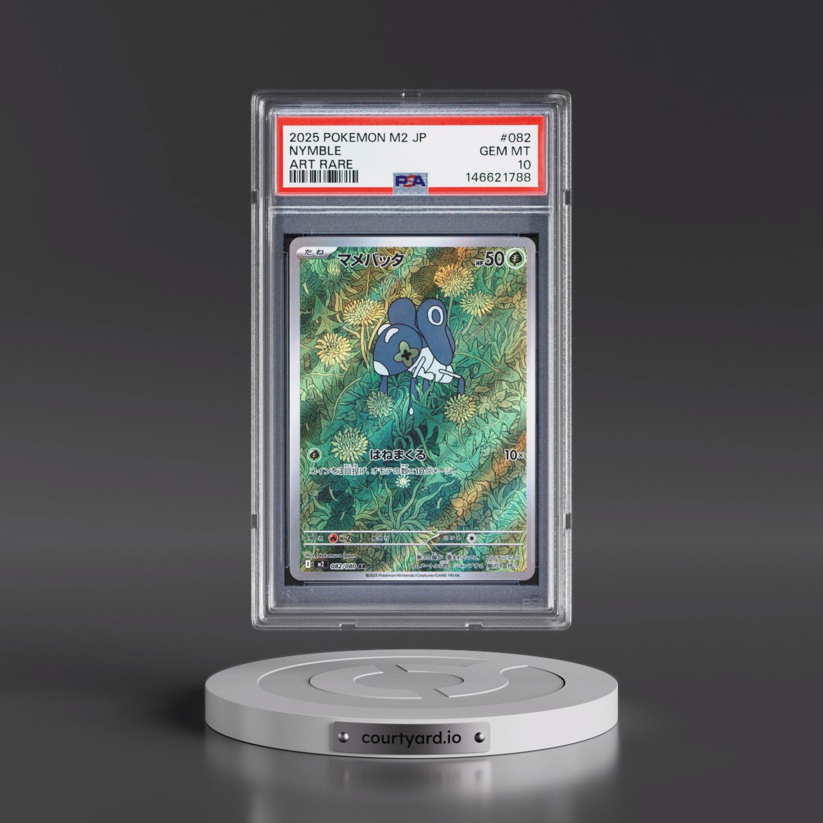 2025 Pokémon M2-Inferno X #082 Nymble - Art Rare (PSA 10 GEM MINT)