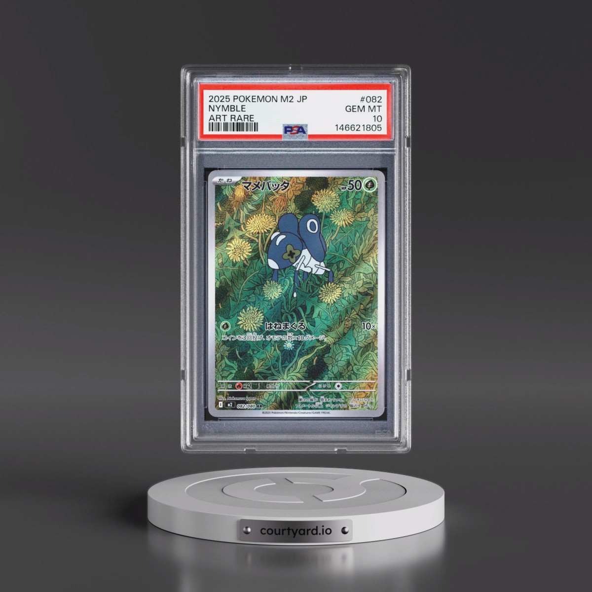 2025 Pokémon M2-Inferno X #082 Nymble - Art Rare (PSA 10 GEM MINT)
