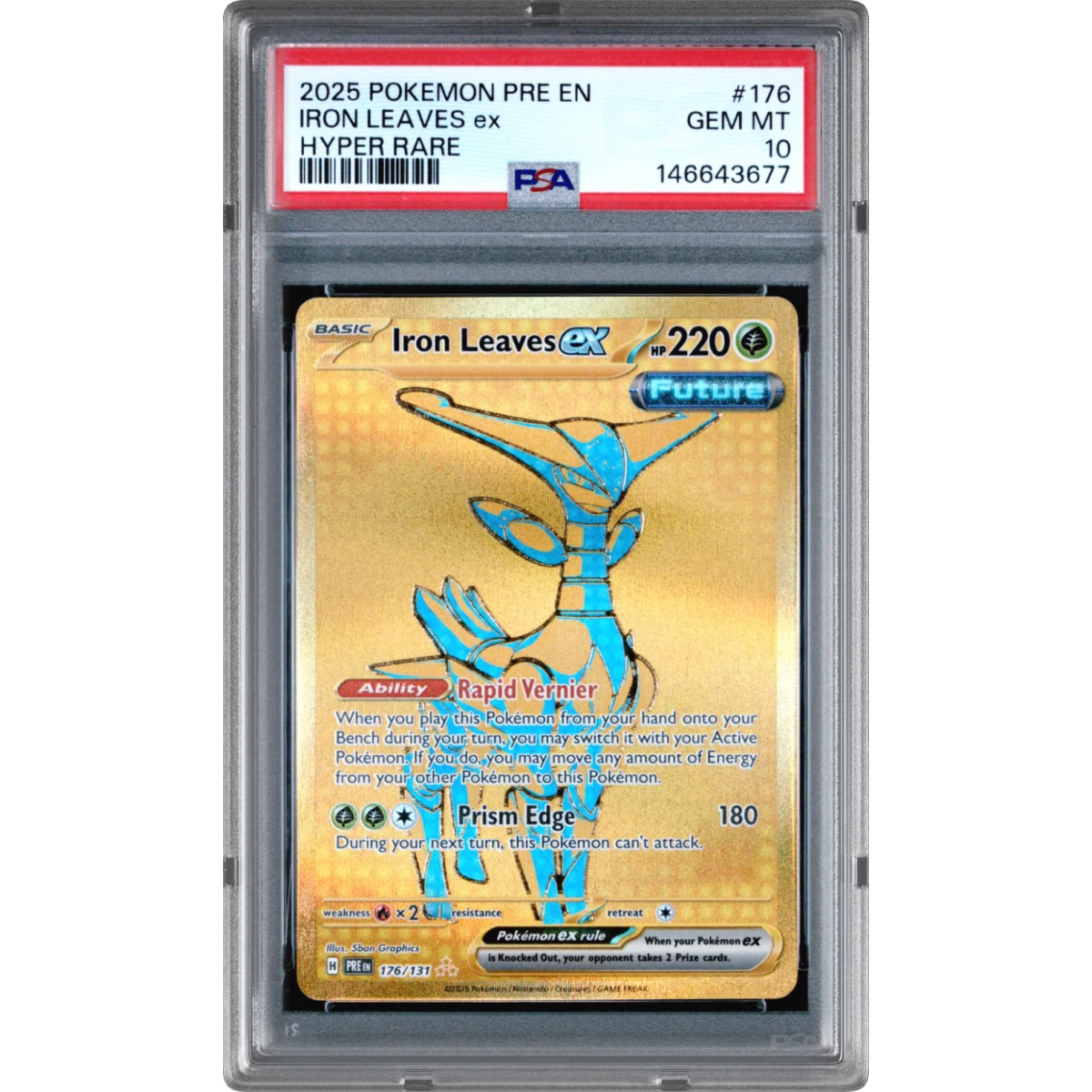 Pokémon Pre Iron Leaves