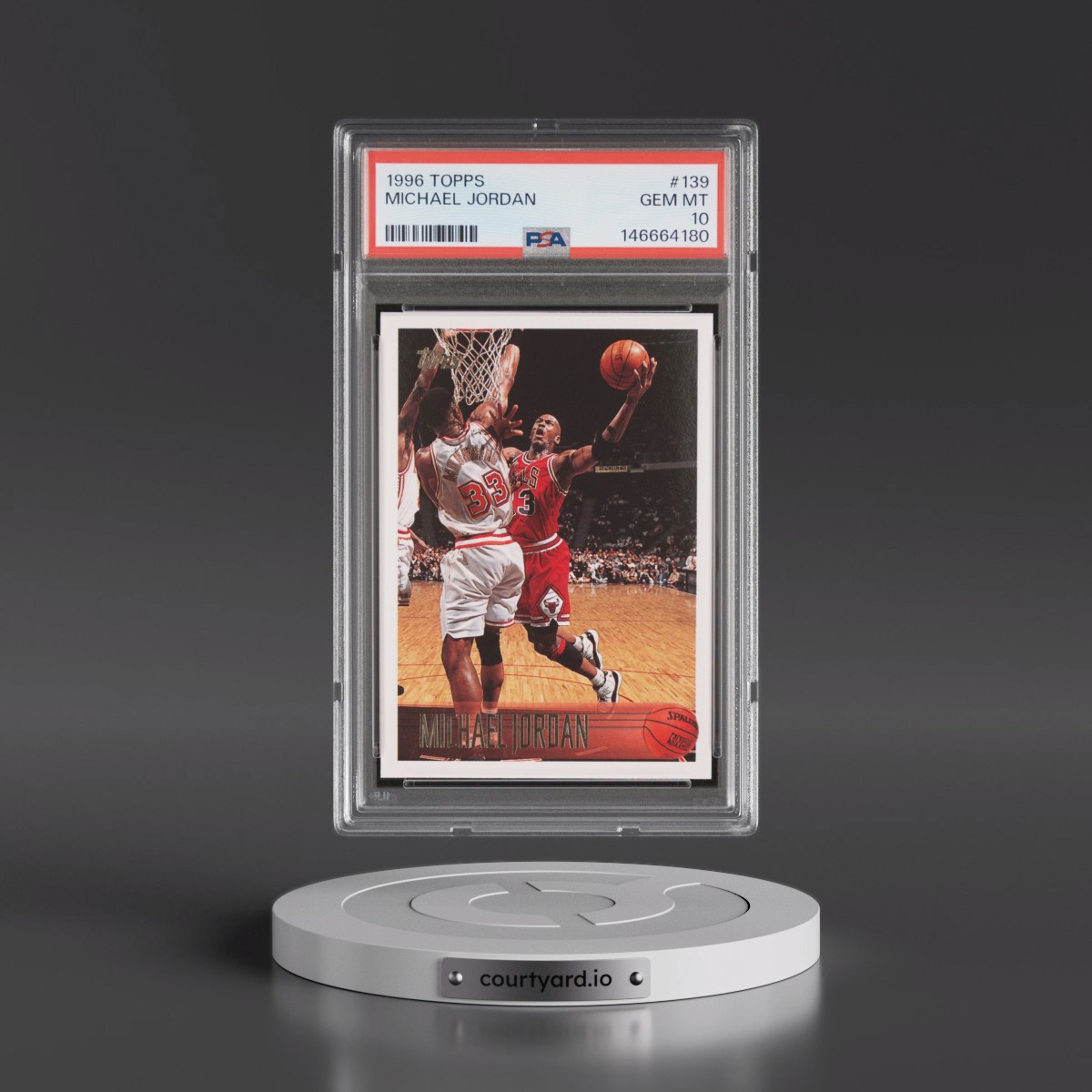 1996 Topps #139 Michael Jordan (PSA 10 GEM MINT)