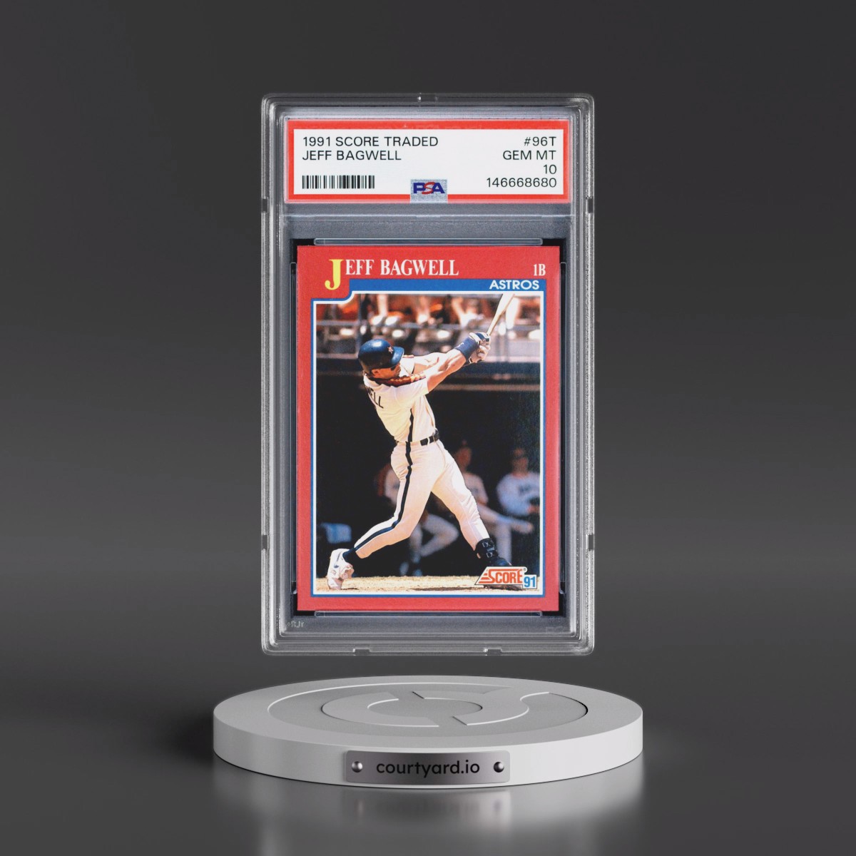 1991 Score Traded Jeff Bagwell #96T PSA 10