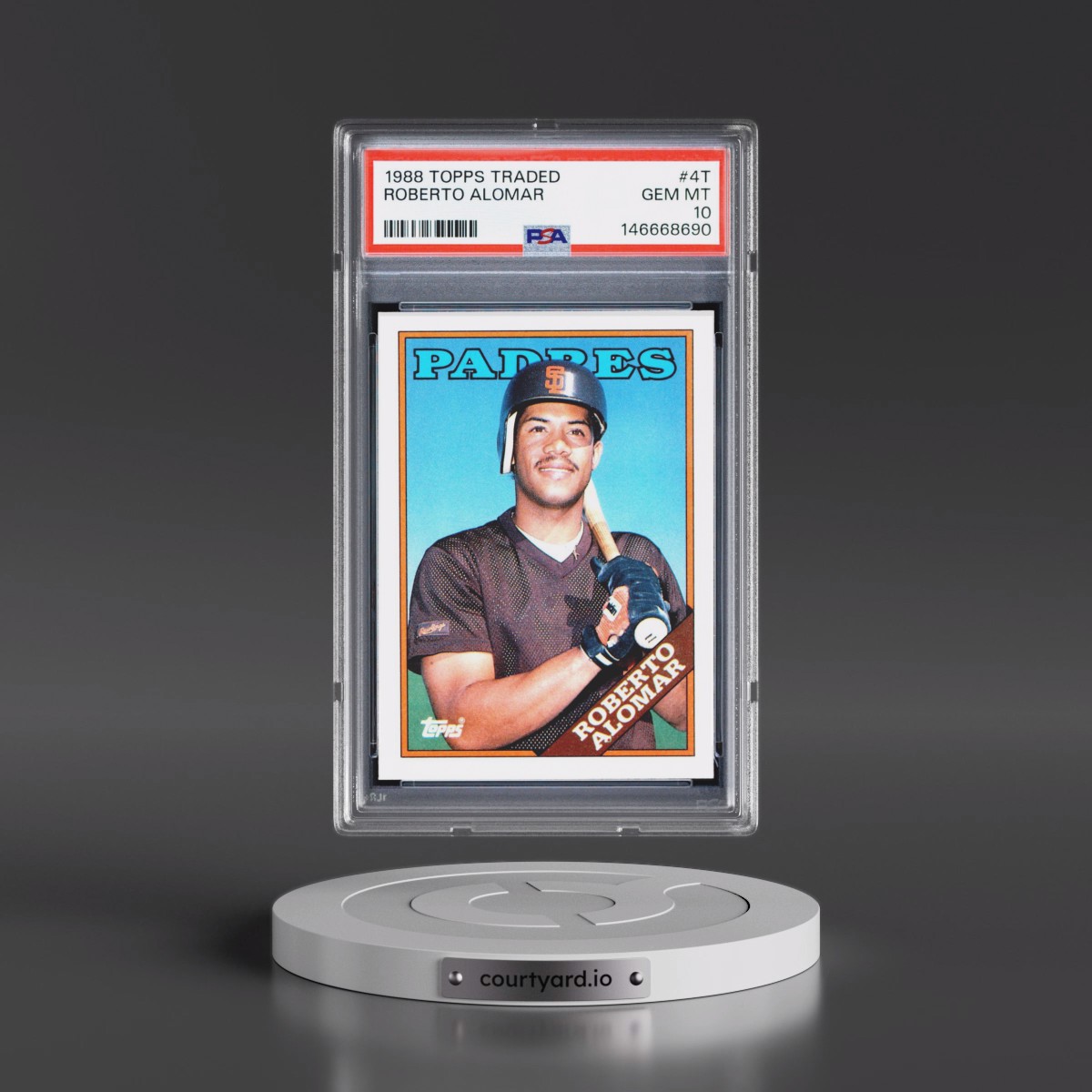 1988 Topps Traded #4T Roberto Alomar (PSA 10 GEM MINT)