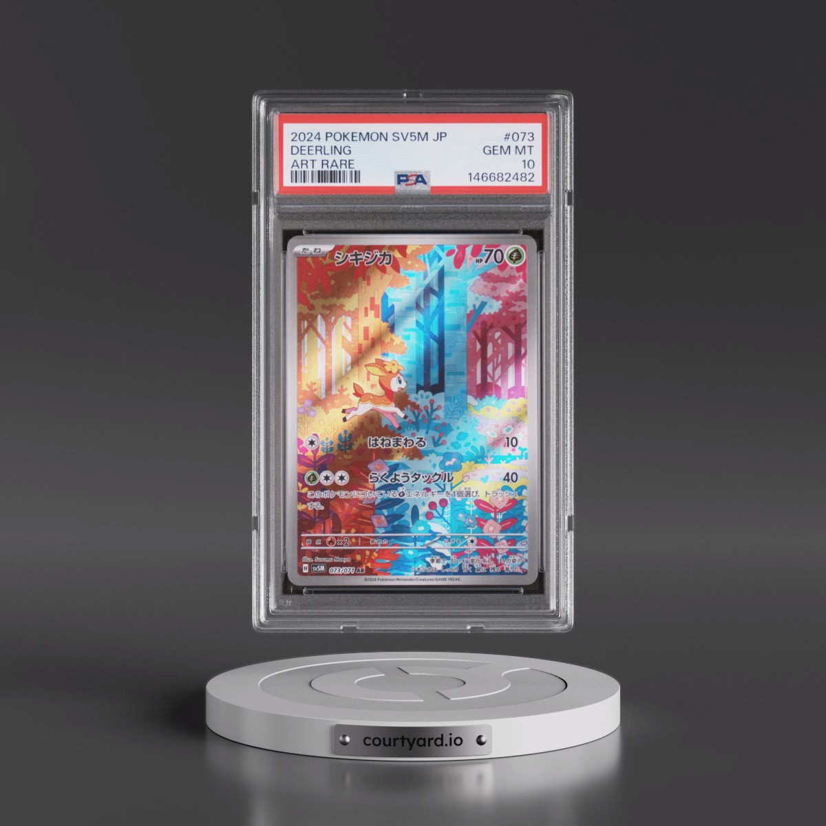 2024 Pokémon Sv5m-Cyber Judge #073 Deerling - Art Rare (PSA 10 GEM MINT)