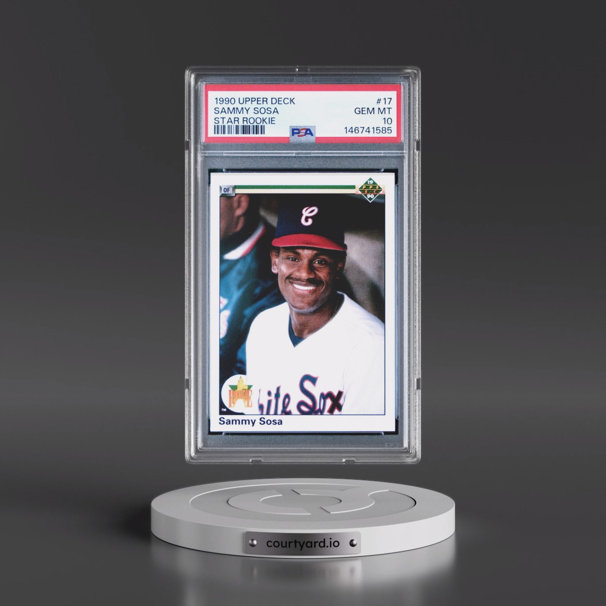 1990 Upper Deck #17 Sammy Sosa - Star Rookie (PSA 10 GEM MINT)
