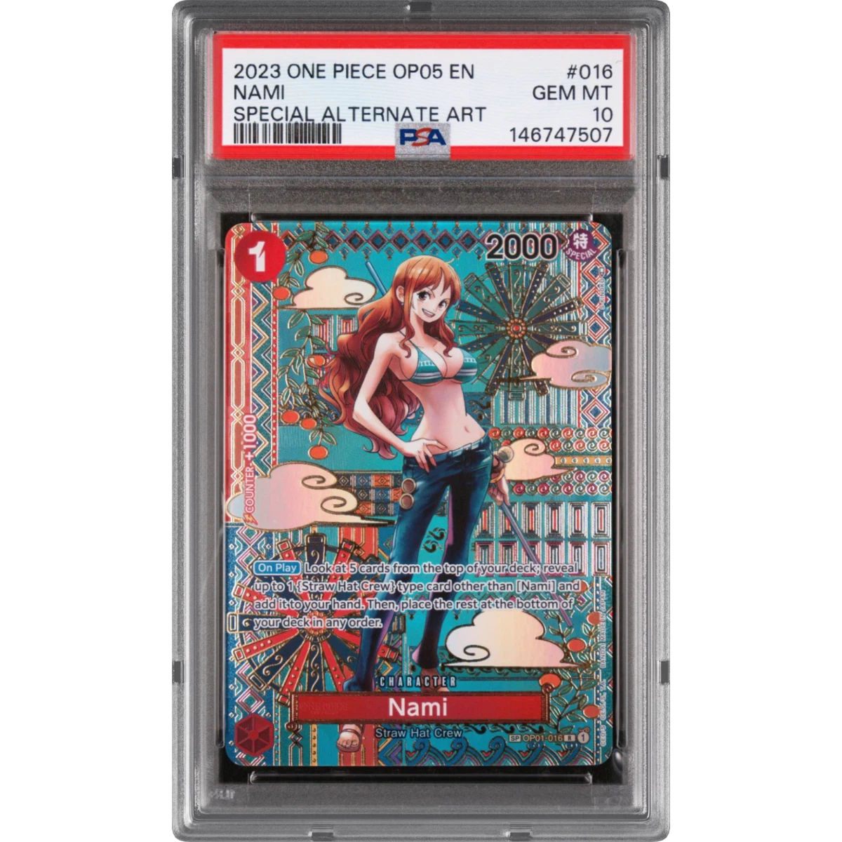 Nami card artwork