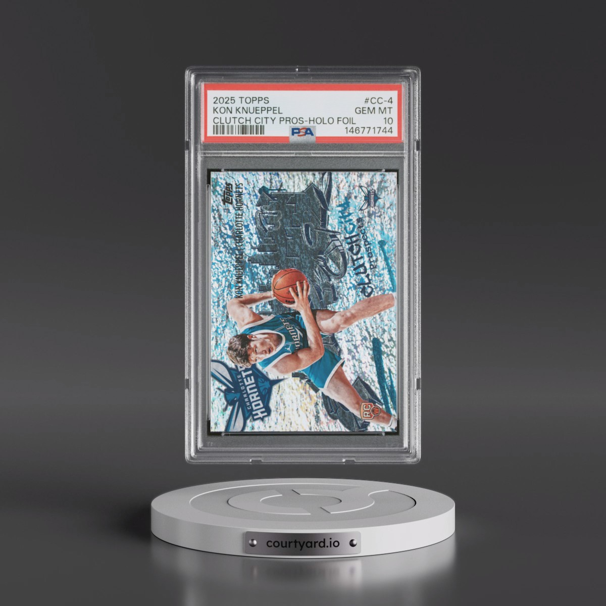 2025 Topps Clutch City Prospects #CC-4 Kon Knueppel - Holo Foil (PSA 10 GEM MINT)