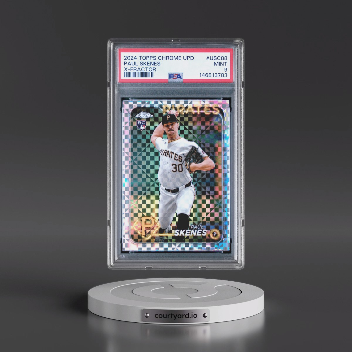 2024 Topps Chrome Update #USC88 Paul Skenes - X-Fractor (PSA 9 MINT)