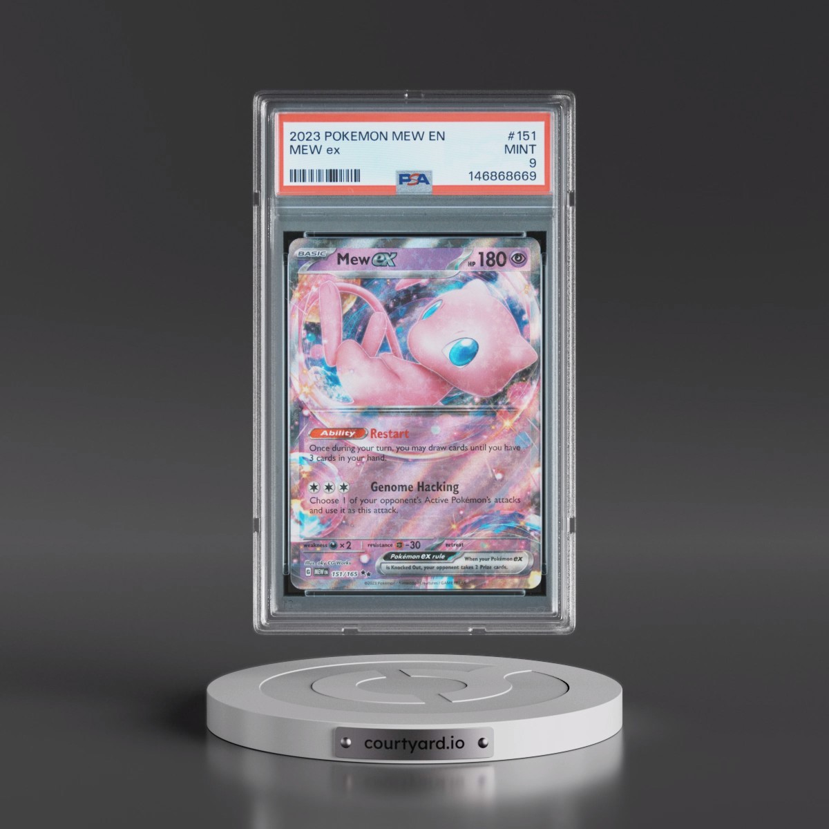 2023 Pokémon Mew EN-151 #151 Mew EX - Holo (PSA 9 MINT)