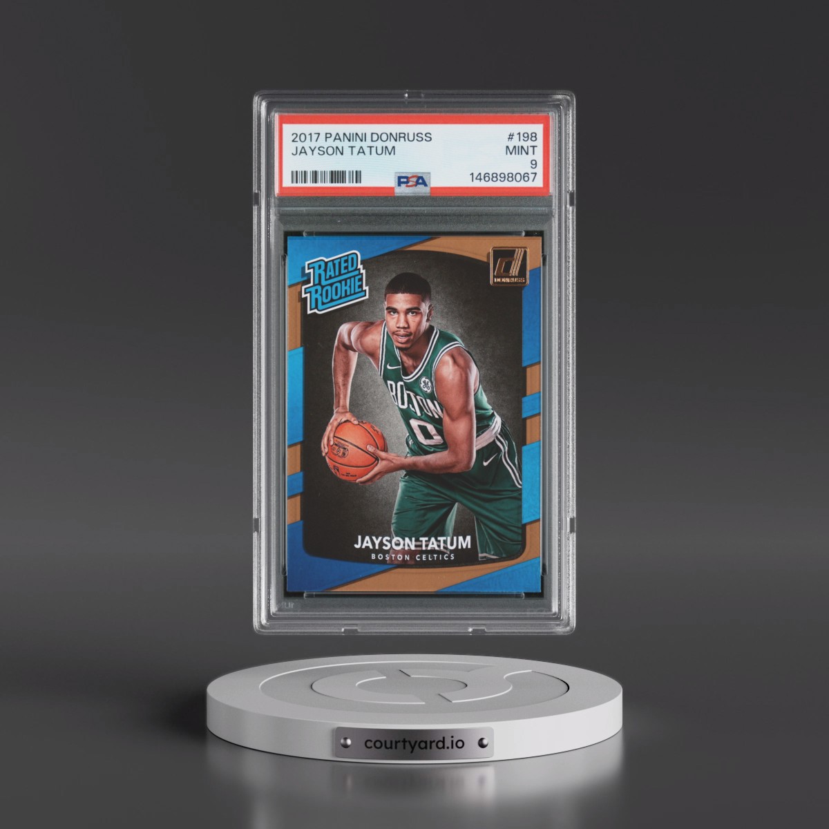 2017 Panini Donruss #198 Jayson Tatum (PSA 9 MINT)
