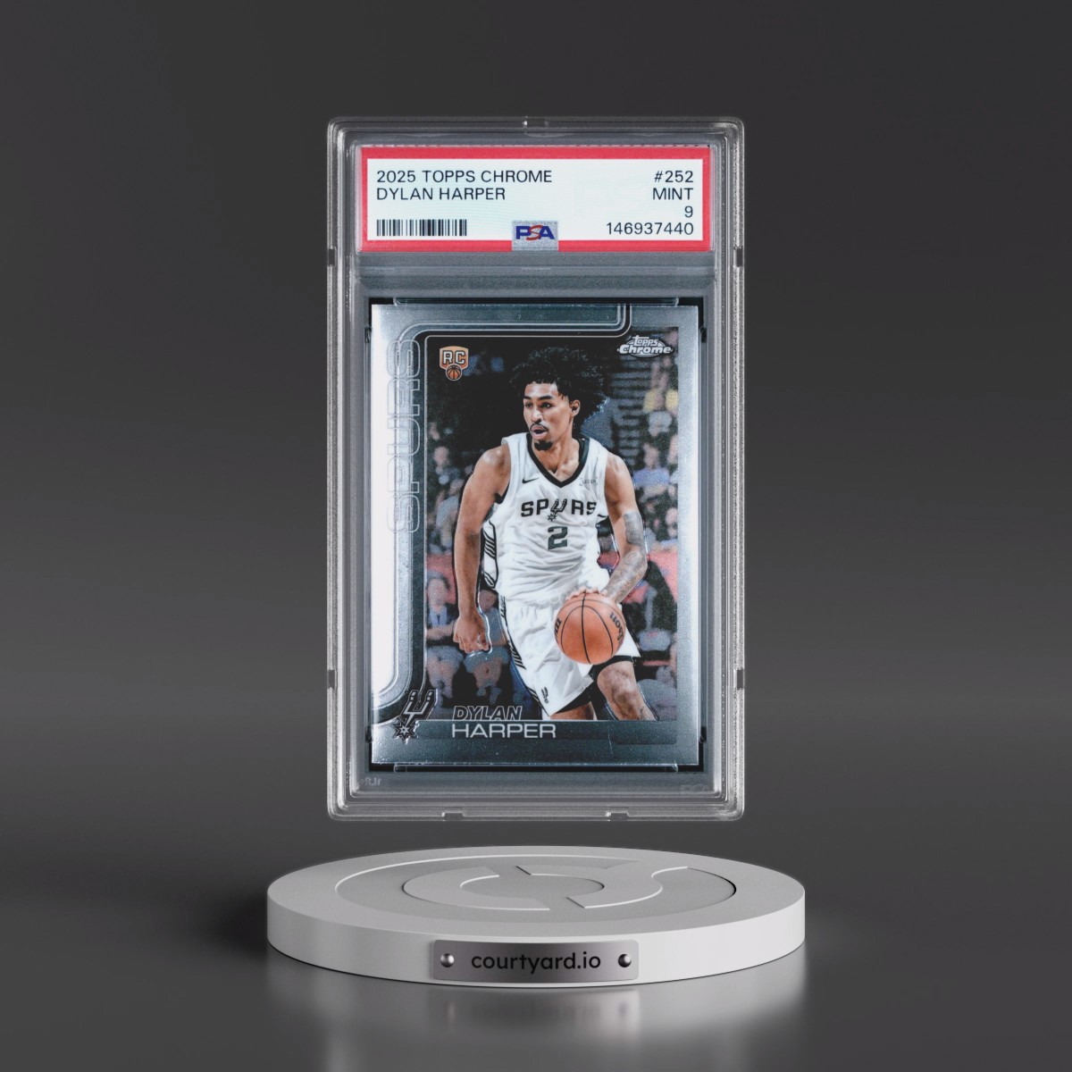 2025 Topps Chrome #252 Dylan Harper (PSA 9 MINT)