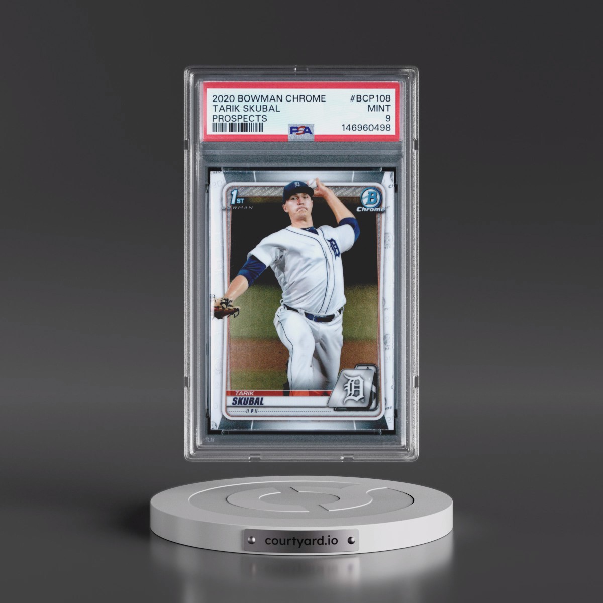 2020 Bowman Chrome Prospects #BCP108 Tarik Skubal (PSA 9 MINT)