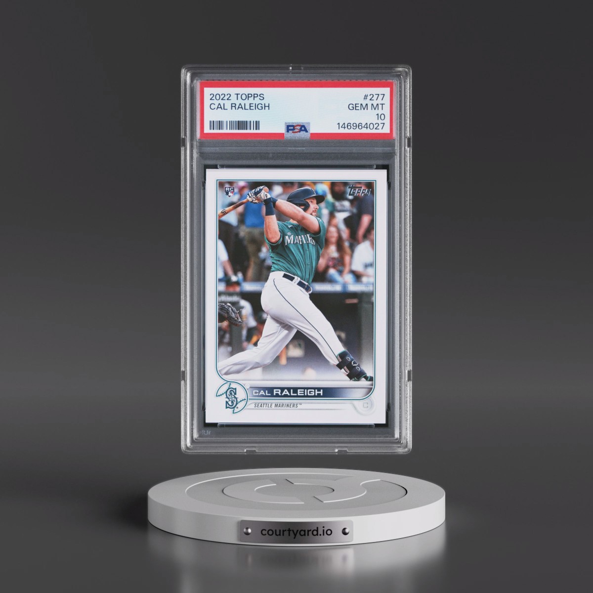 2022 Topps #277 Cal Raleigh (PSA 10 GEM MINT)